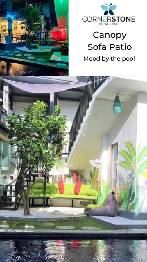 Хостел Cornerstone Bali Coworking Чангу Екстер'єр фото