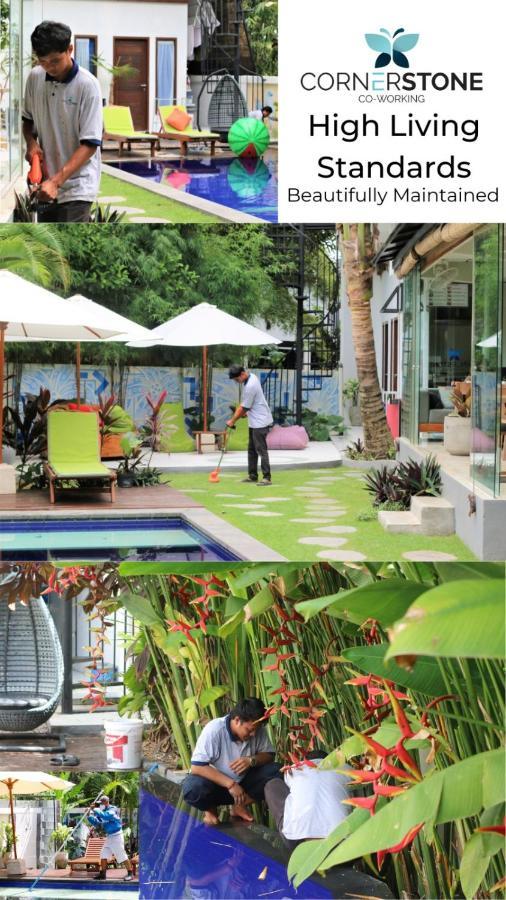 Хостел Cornerstone Bali Coworking Чангу Екстер'єр фото