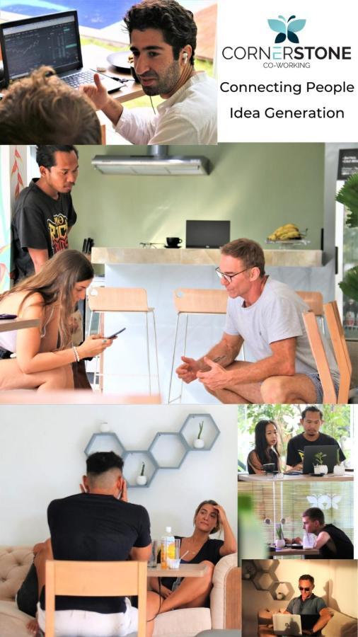 Хостел Cornerstone Bali Coworking Чангу Екстер'єр фото