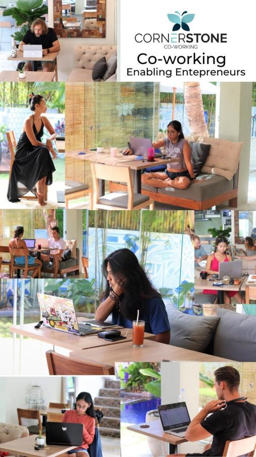 Хостел Cornerstone Bali Coworking Чангу Екстер'єр фото